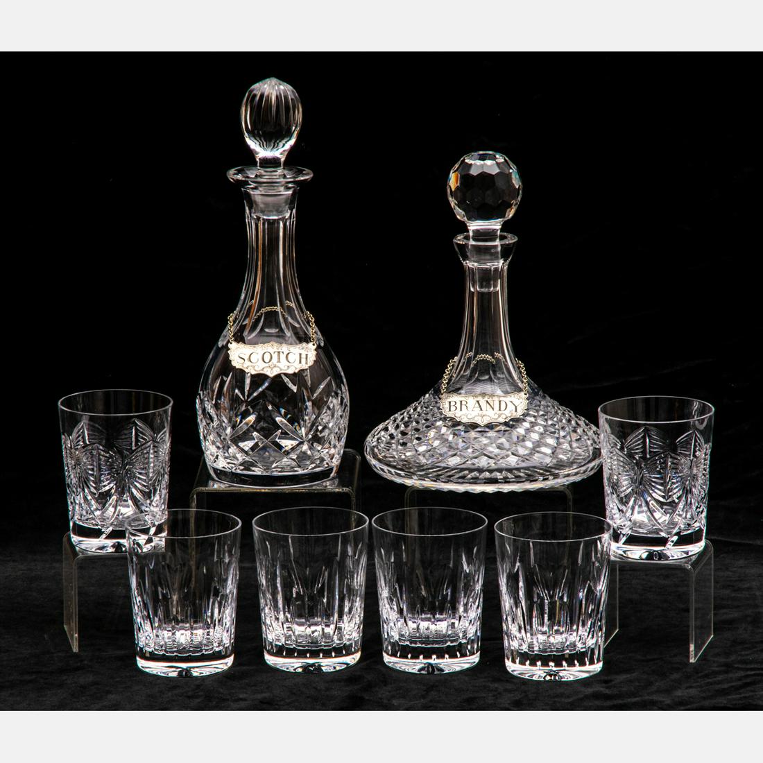 A Set of Six Waterford Crystal Double Old Fashioned (1 of 5)