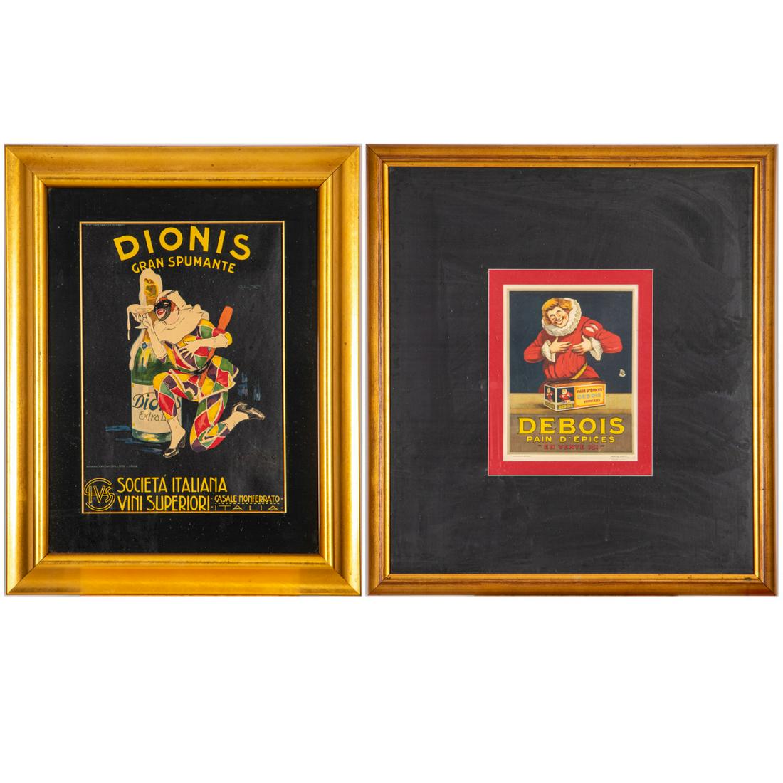 Two Lithograph Advertisement Posters, (1 of 7)