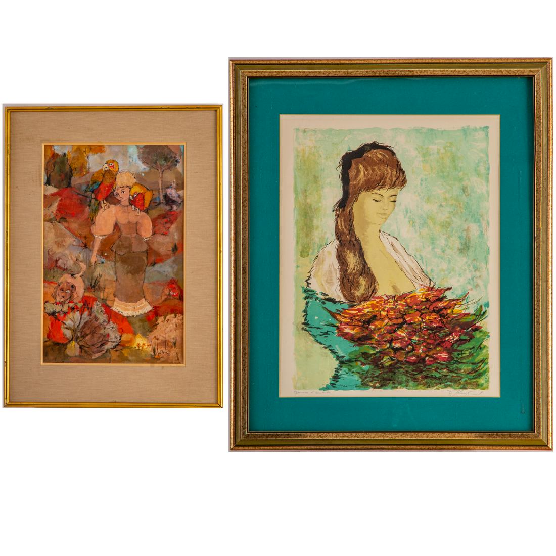 Bertoldo Taubert (Italian, 1915-1974) Artist's Proof Lithograph (1 of 5)