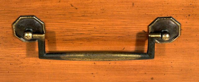 A Regency Style Oak and Birds Eye Maple Chest of Dr - 4
