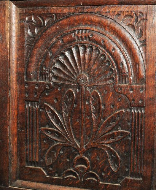 A Charles II Carved Oak Court Cupboard, 17th Century - 2