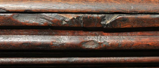 A Charles II Carved Oak Court Cupboard, 17th Century - 7