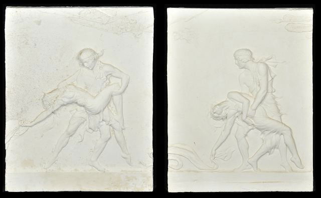 After Malvina Cornell Hoffman (1887-1966) A Set of: After Malvina Cornell Hoffman (1887-1966) A Set of Two Plaster Casts of the Bacchanale Frieze, Made by the Sculpture House Casting, New York, New York, 1990.Provenance: Property of The Cleveland Play