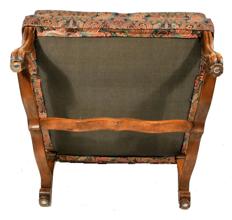 A French Provincial Style Walnut Fauteuil, 20th Cent - 8