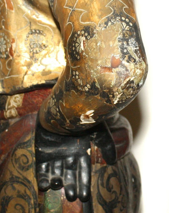 An Italian Ebonized and Parcel Gilt Blackamoor Torch - 8
