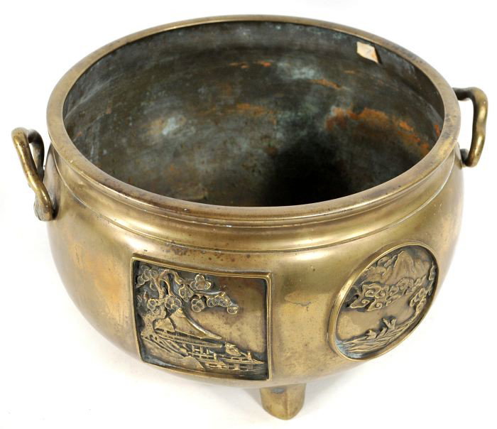A Chinese Bronze Censer, 19th Century, - 2