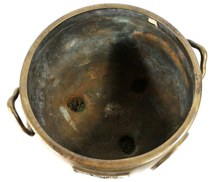 A Chinese Bronze Censer, 19th Century, - 3
