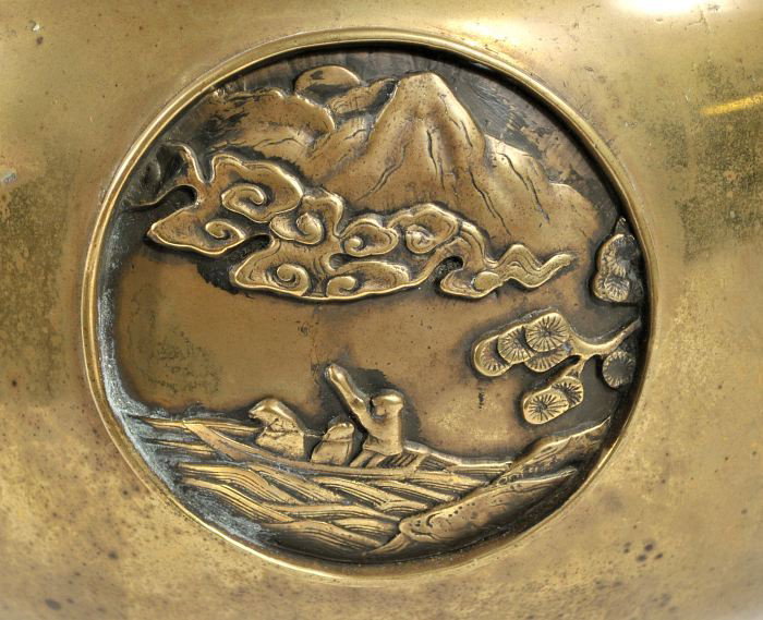 A Chinese Bronze Censer, 19th Century, - 6
