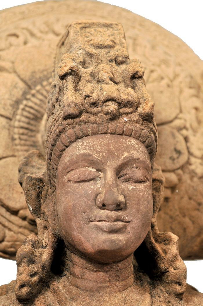 A Buff Sandstone Figure of Vishnu, India, 10th Cent - 10