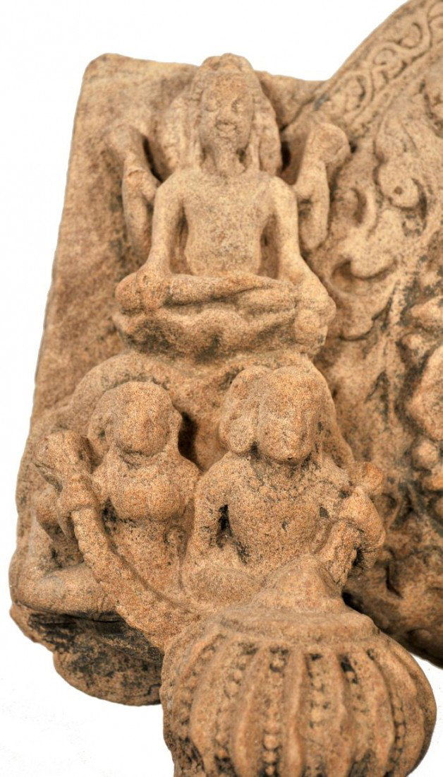 A Buff Sandstone Figure of Vishnu, India, 10th Cent - 5