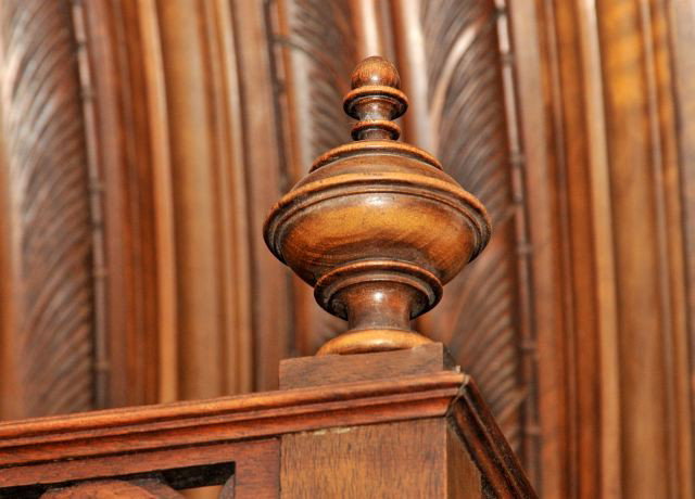 A Monumental German Heavily Carved Walnut and Oak - 10