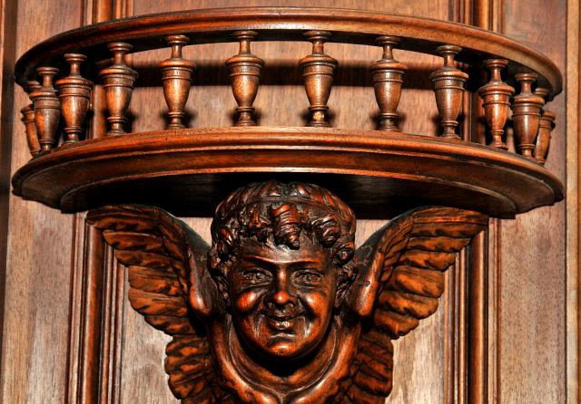 A Monumental German Heavily Carved Walnut and Oak - 3