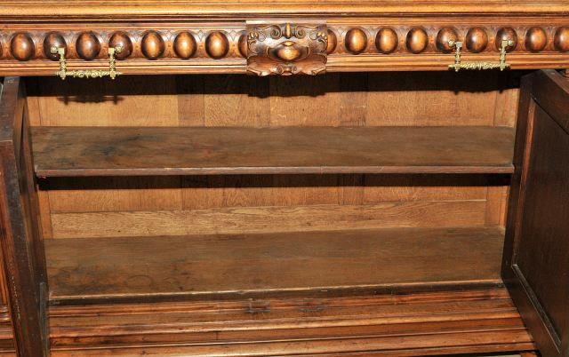 A Monumental German Heavily Carved Walnut and Oak - 7