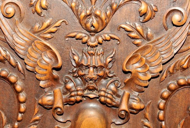 A Monumental German Heavily Carved Walnut and Oak - 8