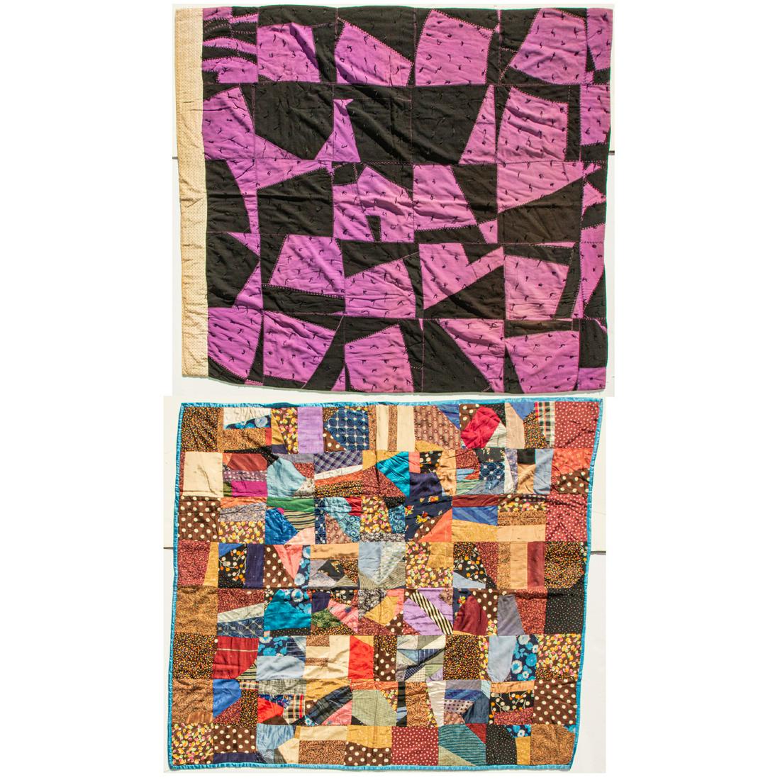 Two American Hand Stitched Cotton Quilts (1 of 9)