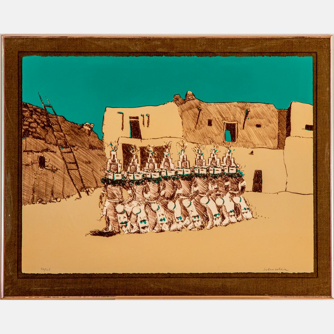 Fritz William Scholder (American, 1937-2005) (1 of 5)