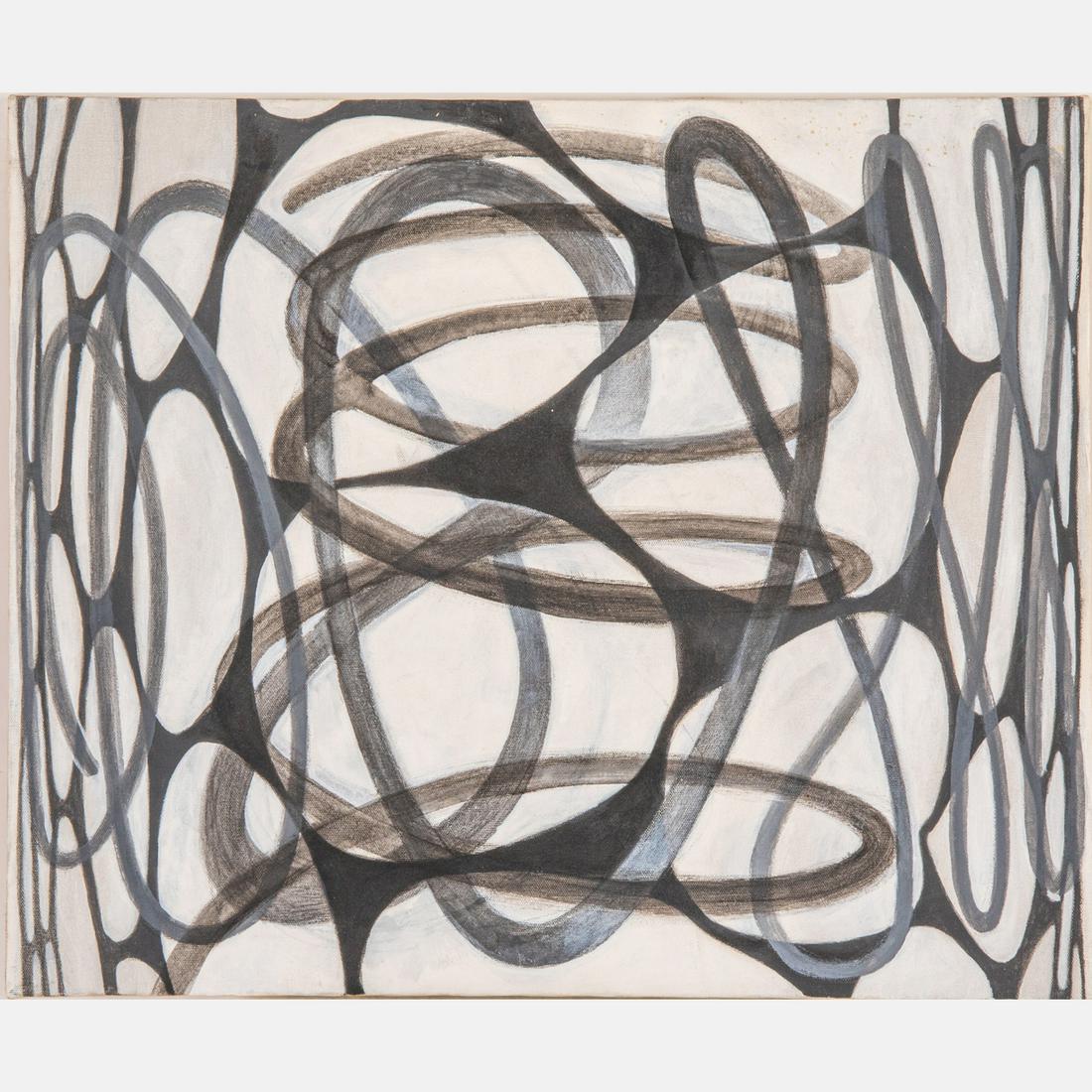 James Massena March (American, 1953-2021): James Massena March (American, 1953-2021) Untitled, Acrylic on canvas, Unsigned. H: 20 W: 24 in. From the Estate of James Massena March. The absence of a condition statement does not imply that the lo