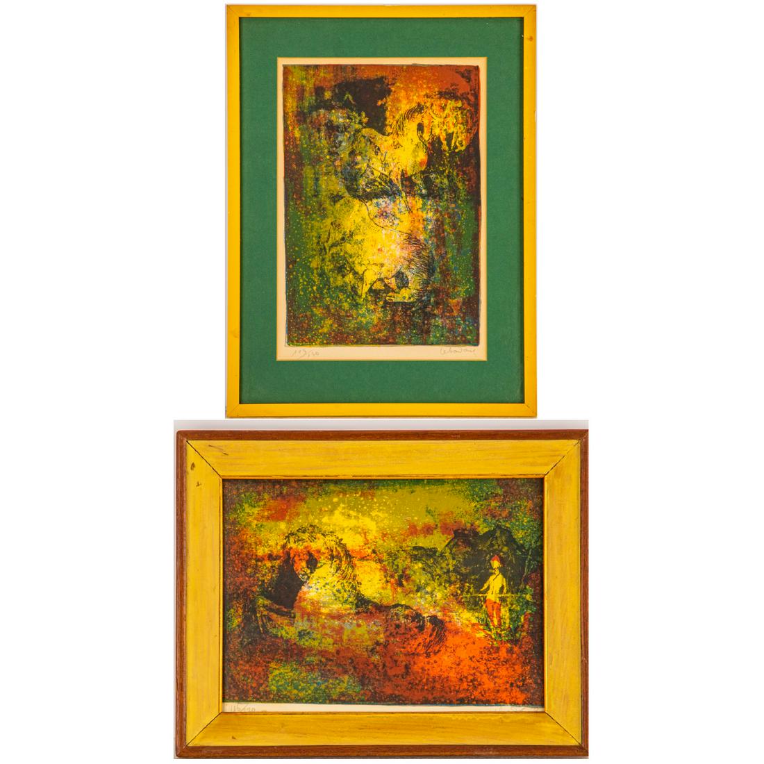 Lithographs of Horses by Dang Lebadang (1921-2015 (1 of 7)