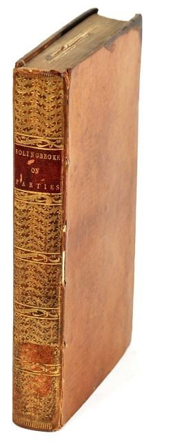 BOLINGBROKE, Henry St. John (1678-1751).: BOLINGBROKE, Henry St. John (1678-1751). A Dissertation Upon Parties; in Several Letters to Caleb D'Anvers, Esq. London: Printed for T. Davies, in Russell street, Covent-Garden; and T. Cadell, in the 