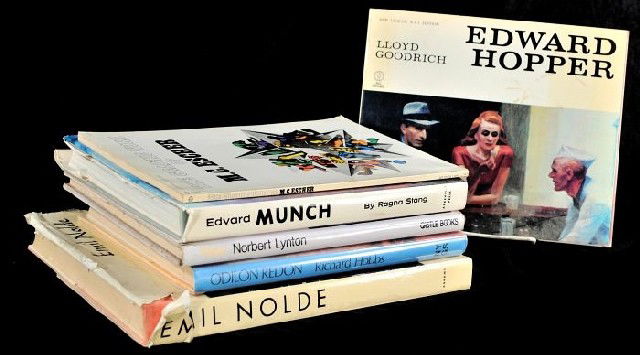 A Collection of Six Books Pertaining to Modern Art: A Collection of Six Books Pertaining to Modern Artists, including Emil Nolde, Edvard Munch, Odilon Redon and Paul Klee. Minimum shipping costs apply, please request quote before bidding.