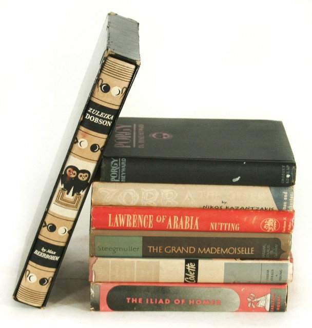 A Collection of 7 Vintage Novels: A Collection of 7 Vintage Novels and Non-Fiction Works, Including Zorba the Greek by Nikos Kazantzakis, Porgy by Dubose Heyward (1925) and Lawrence of Arabia by Anthony Nutting. Minimum shipping costs