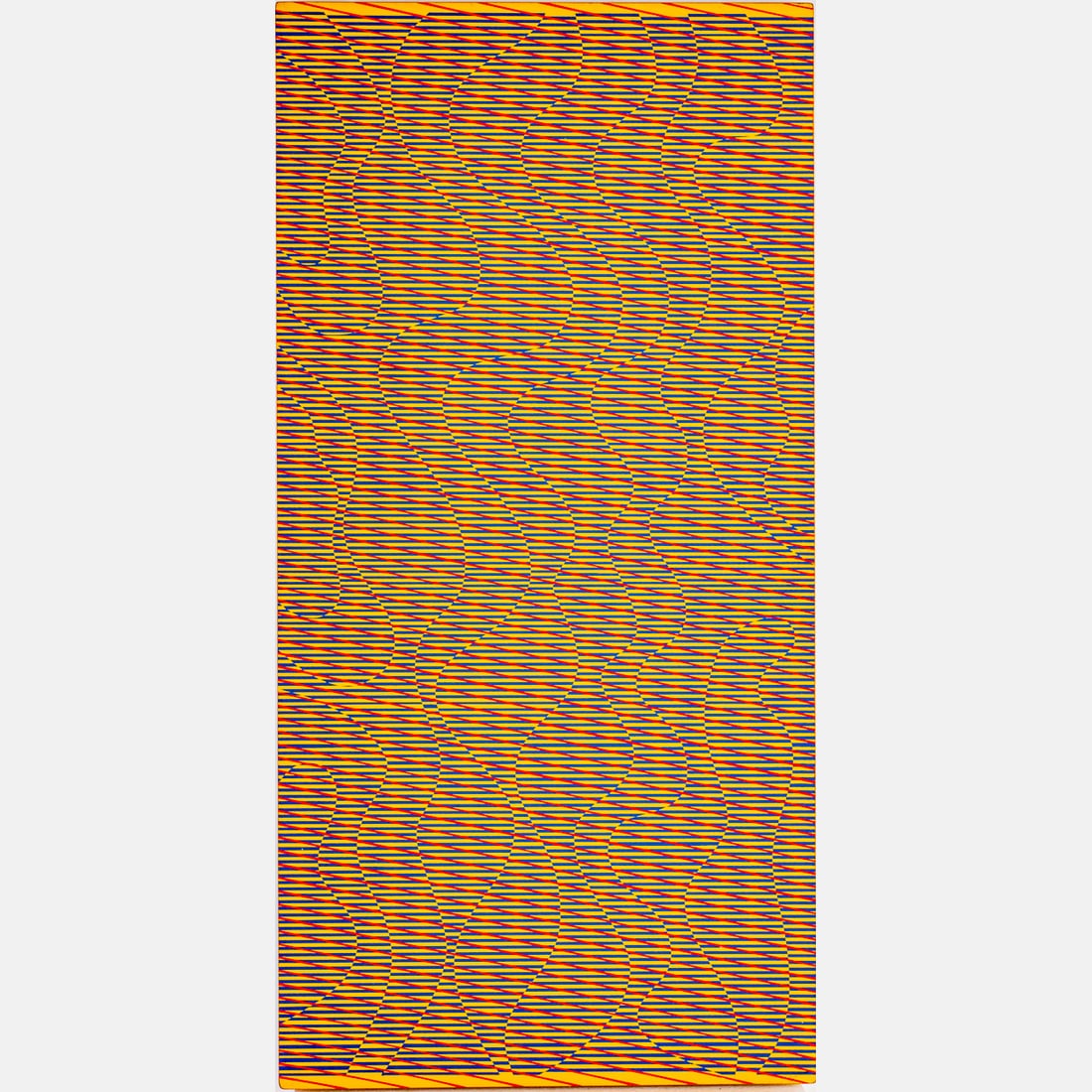 Greg Russell (American, b. 1958): Greg Russell (American, b. 1958) Untitled, Acrylic on board, Signed on verso. H: 48 W: 24 in. From the artist.
