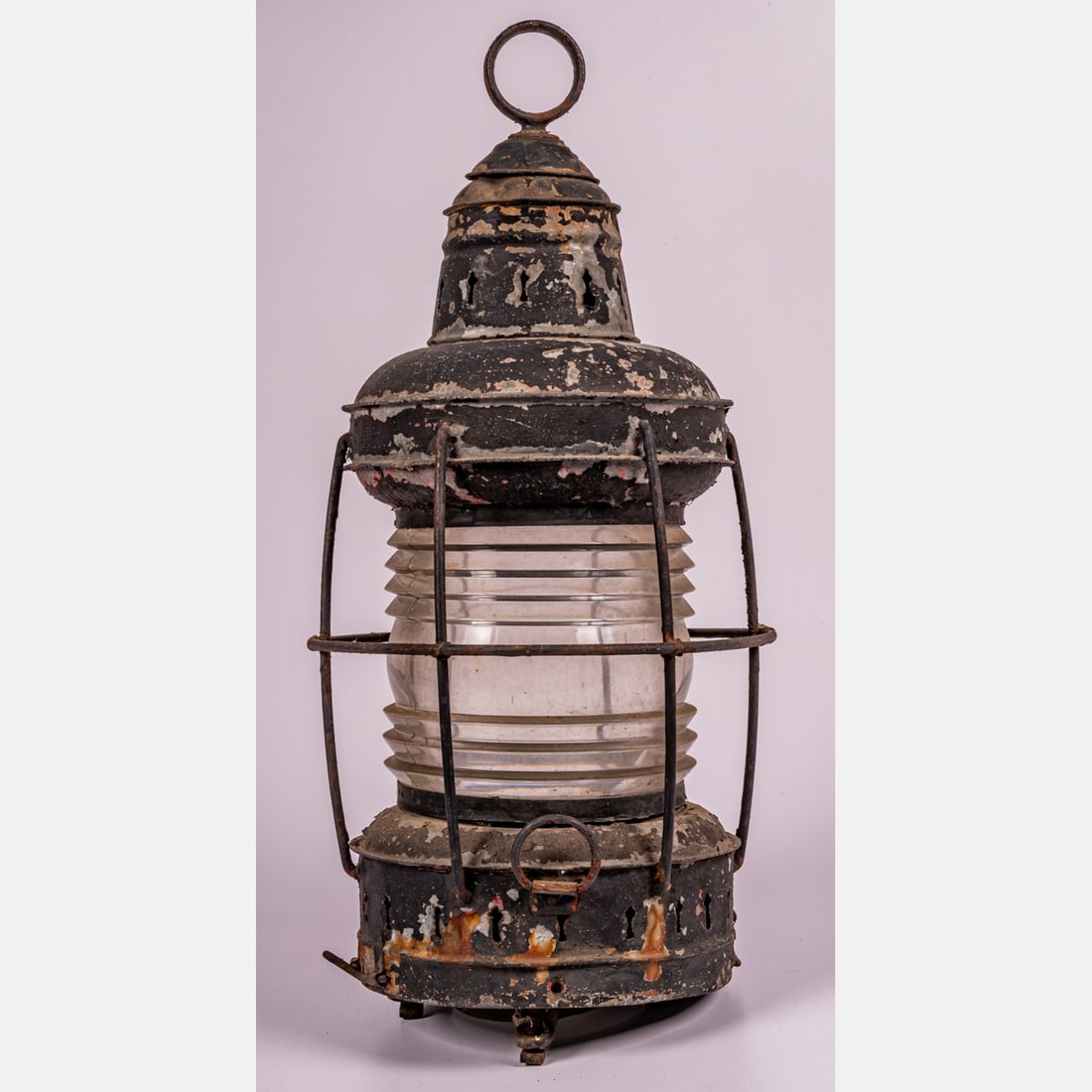 Painted Zink Ship's Lantern (1 of 5)