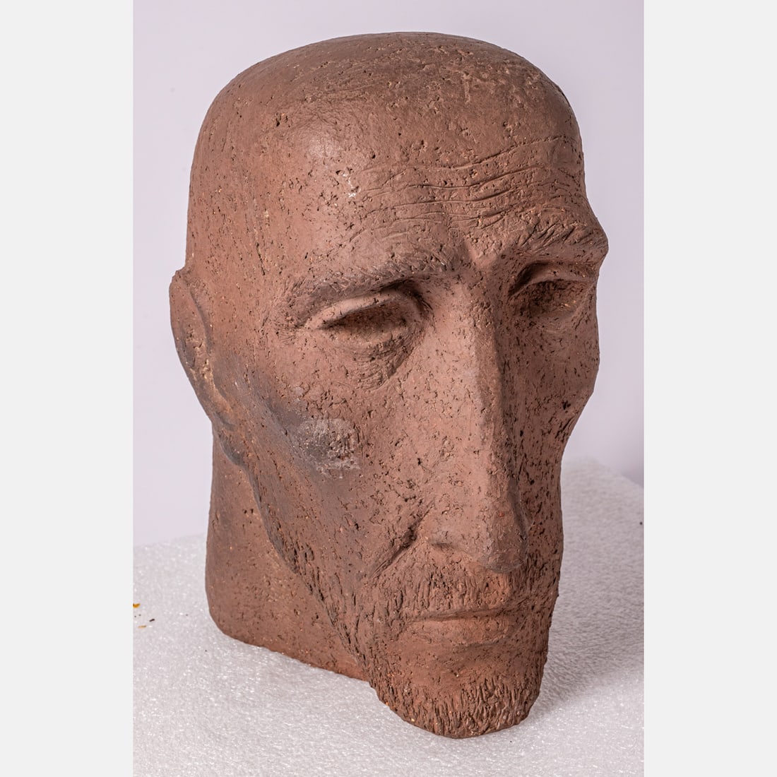 Helen Beling (American, 1914-2001): Helen Beling (American, 1914-2001) Prophet, Stoneware, Unsigned. H: 9 1/2 W: 6 1/4 D: 7 1/2 in. From the artist's family.