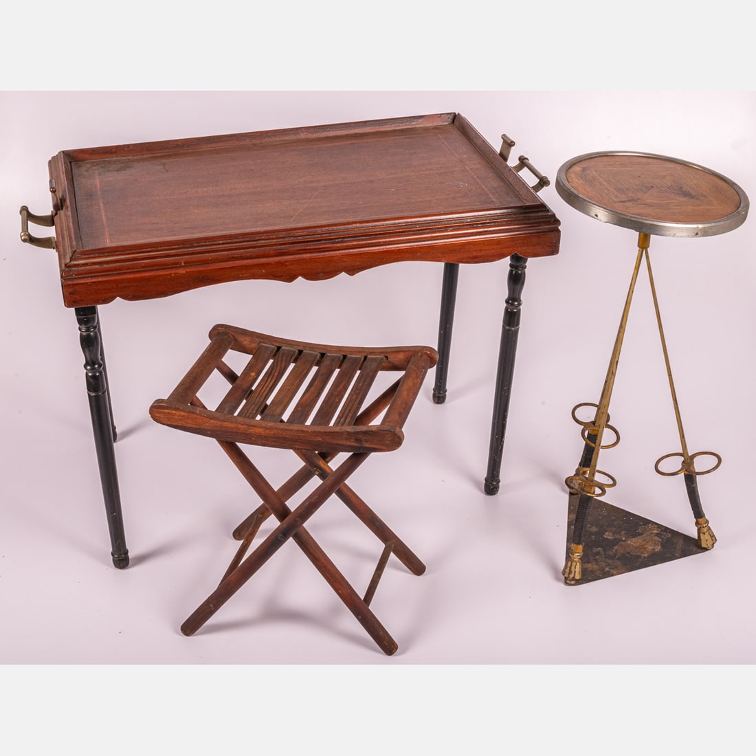 Vintage Ferguson Mahogany Folding Table, (1 of 7)