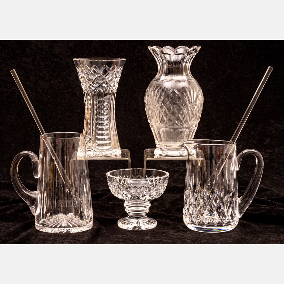 A Group of Cut Crystal (1 of 5)