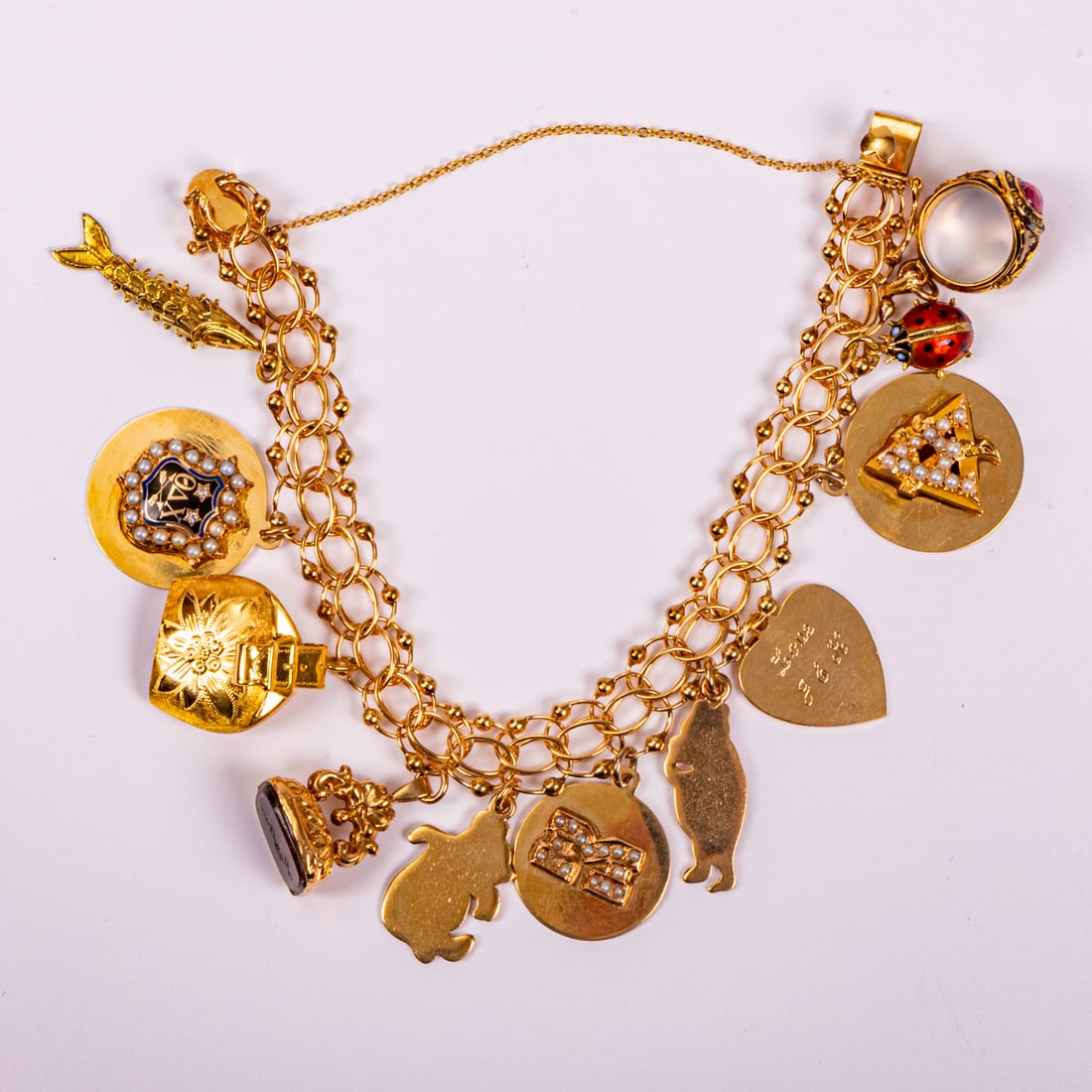 14K Yellow Gold Charm Bracelet (1 of 7)