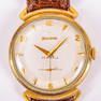 Vintage 10K Gold Plated Bulova Wristwatch, ca. 1950's