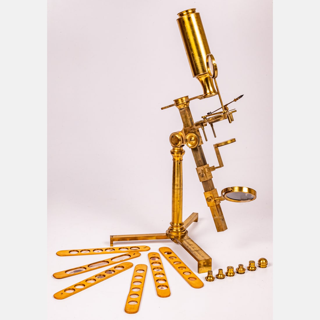 Robert Bancks & Son Compound Monocular Microscope (1 of 7)