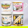 Four Occupational Shaving Mugs