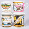 Four Occupational Shaving Mugs