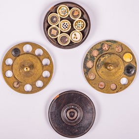 Two Early Culpeper Stage Specimen Holders