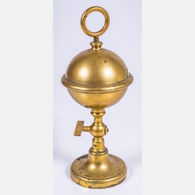 A Brass Magdeburg Hemisphere