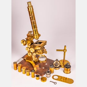 Andrew Ross Compound Monocular Microscope