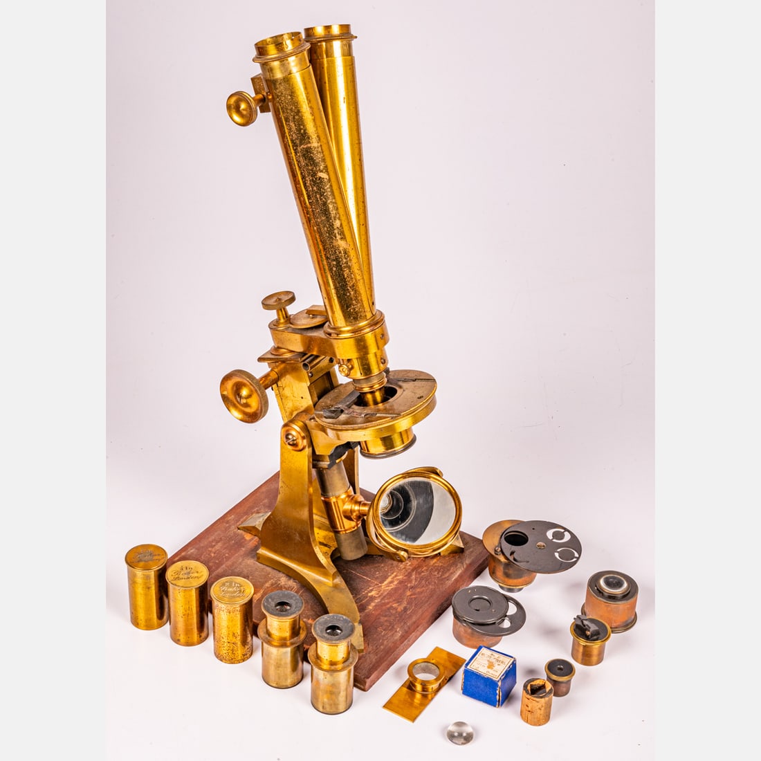 Charles Baker Compound Binocular Microscope (1 of 7)