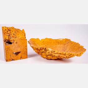 Two Burl Wood Vessels