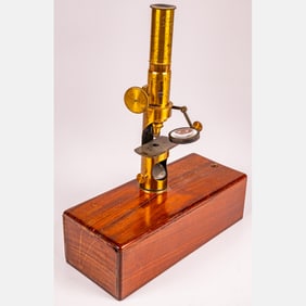 Monocular Drum Microscope by Chevalier