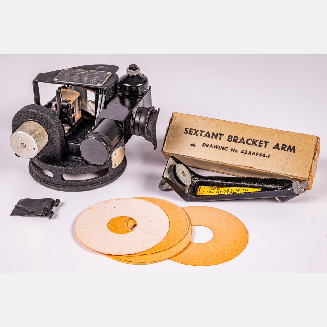 Vintage U.S. Military WWII Bubble Type Sextant (1 of 7)