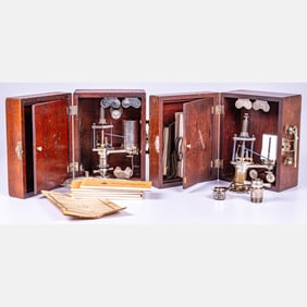 Two Crosby Steam Engine Indicators