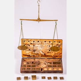 Early 18th C. German Coin Scale