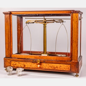 Large Becker and Sons Scientific Balance Scale