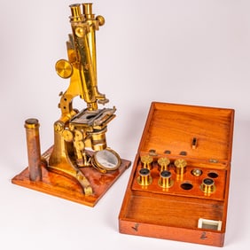 John Browning Compound Binocular Microscope