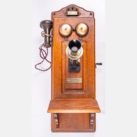 North Electric Company Antique Wall Telephone