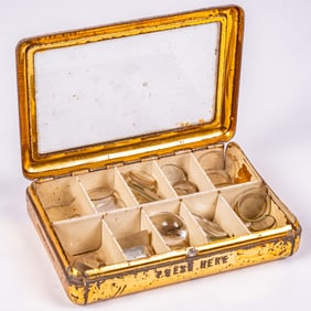 Assorted Microscope Glass Prisms and Lenses