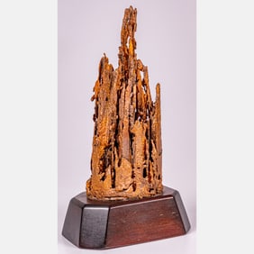 A Copper Ant Hill Sand Casting