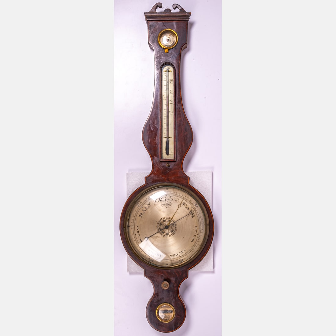 Antique English J. Dubini Banjo Barometer (1 of 6)
